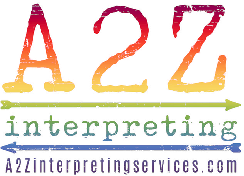 A2Z+Interpreting+-+rainbowlogo